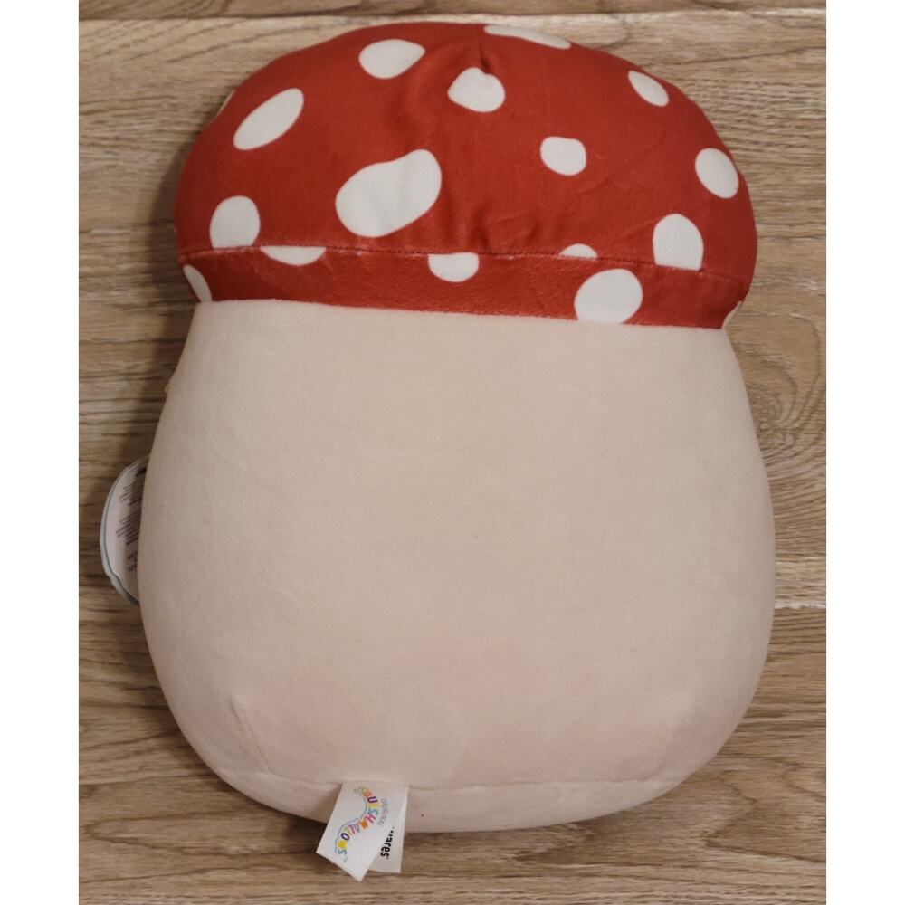 Squishmallows Kellytoy Official Foods 16" Malcolm the Mushroom Plush NWT New - Picture 4 of 7